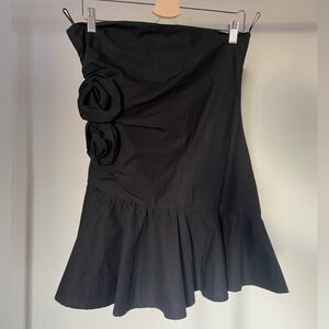 Zara drop waist dress with flower detail